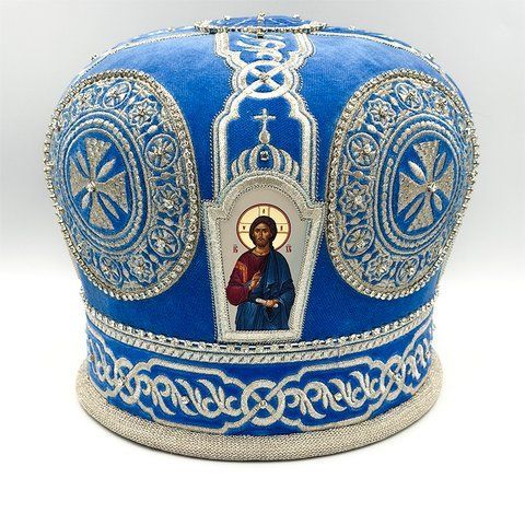 Митра блакитна 58-59,5 р. ДС-0 286478 фото